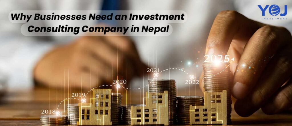 Business professionals consulting with Yoj Investment, a leading investment consulting company in Nepal, for financial strategies and risk management.